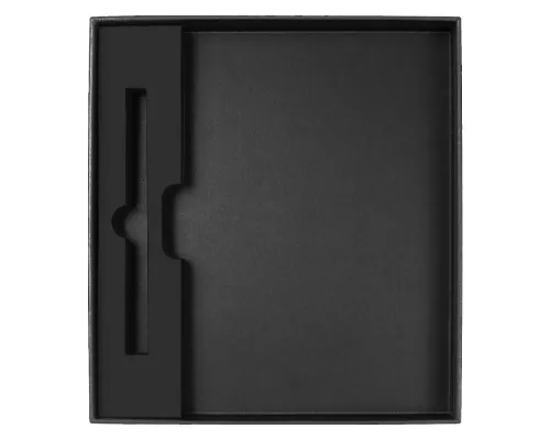 Коробка подарочная, размер 203*220*30 мм, Solution Gift Linen для ежедневника и ручки, черная Коробка подарочная, размер 203*220*30 мм, Solution Gift Linen для ежедневника и ручки, черная
