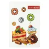 Ежедневник Flexy Buffalo Print Sample А5, белый, недатированный, в гибкой обложке
