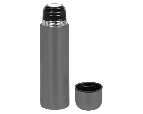 Термос вакуумный стальной Optimus  двухстеночный 500 мл, темно-серый