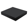 Подарочная коробка, размер 29,7*28,0*4,5 см, Solution Prestige Magnum Soft Touch с магнитным клапаном под индивидуальную вырубку, черная, с черным ложементом