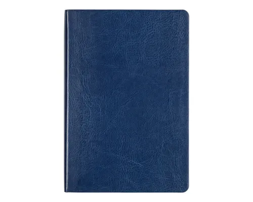 Ежедневник Flexy Buffalo А5, темно-синий с серебристым срезом, недатированный, в гибкой обложке