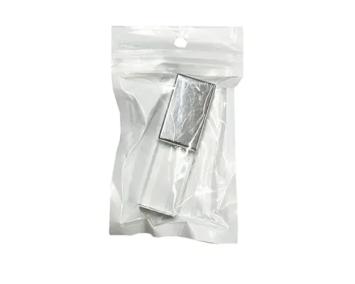 Флеш накопитель USB 2.0 Кристалл, металл/стекло, прозрачный/серебристый, подсветка синим, 32 GB