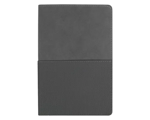 Ежедневник Flexy Smart Harbor Nuba Billy А5, темно-серый/темно-серый, недатированный, в гибкой обложке