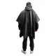 Дождевик пончо Budget туристический один размер, черный