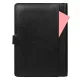 Ежедневник в суперобложке Country Leather Sky A5+ из нат. кожи, черный, недатированный, с магнитным клапаном, в подарочной коробке