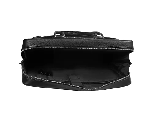 Портфель для ноутбука Stanford Leather из натуральной кожи, черный Портфель для ноутбука Stanford Leather из натуральной кожи, черный