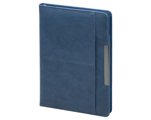 Ежедневник Smart Vegas Nottingham Print Sample Возрождая полет A5, темно-синий, недатированный, в твердой обложке с поролоном