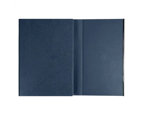 Ежедневник Alfa Bird Petrus A5, темно-синий, недатированный, в твердой обложке с металлическим элементом