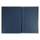 Ежедневник Alfa Bird Petrus A5, темно-синий, недатированный, в твердой обложке с металлическим элементом