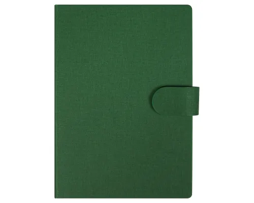 Блокнот А5 Tasmania,  в твердой обложке со стикерами в линейку, зеленый