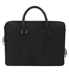 Портфель для ноутбука Vancouver Leather из натуральной кожи, черный