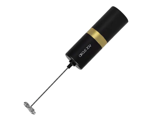 Вспениватель молока электрический, CIRCLE JOY Electric Milk Frother, черный/золото Вспениватель молока электрический, CIRCLE JOY Electric Milk Frother, черный/золото