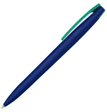 Ручка шариковая, пластиковая софт-тач, Zorro Color Mix, синяя/зеленая