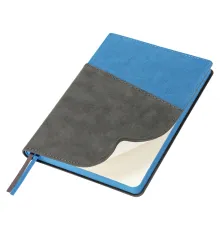 Ежедневник Flexy Smart Porta Nuba Latte A5, серый/голубой, недатированный, в гибкой обложке