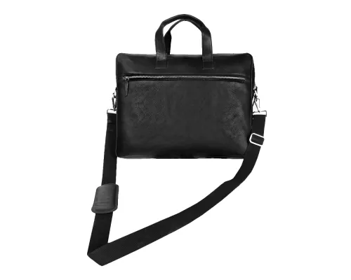 Портфель из натуральной кожи Leather Country Attashe, черный