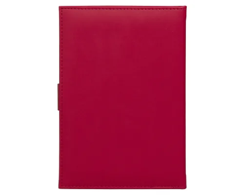 Ежедневник City Latte Pasadena Print Sample Минский завод игристых вин А5, красный, недатированный, в твердой обложке с поролоном и с магнитным клапаном