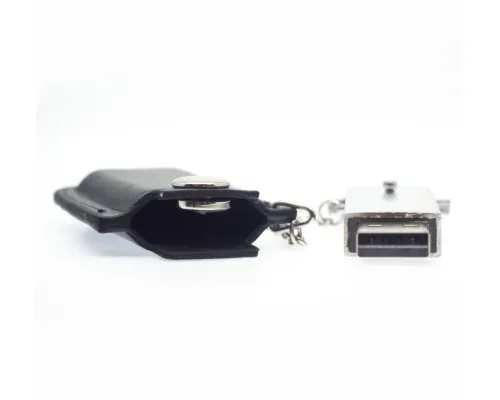 Флеш накопитель USB 2.0 Palermo в кожаном чехле 32GB, металл, черный/серебристый Флеш накопитель USB 2.0 Palermo в кожаном чехле 32GB, металл, черный/серебристый