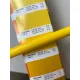 Ручка шариковая IGLA COLOR, пластиковая, желтая
