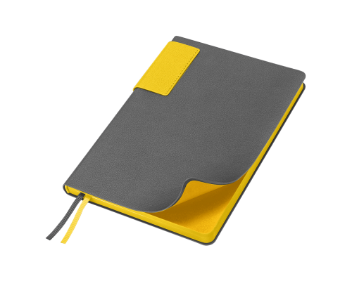 Ежедневник Flexy Star Sivilia Grey Edition Color А5 серо-желтый, недатированный в гибкой обложке Ежедневник Flexy Star Sivilia Grey Edition Color А5 серо-желтый, недатированный в гибкой обложке
