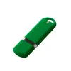 Флеш накопитель USB 2.0 Memo 32GB, пластик Софт Тач, зеленый/зеленый