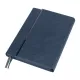 Ежедневник Alfa Bird Petrus A5, темно-синий, недатированный, в твердой обложке с металлическим элементом