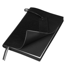 Ежедневник Flexy Foggia Leatherette B5, черный, недатированный, в гибкой обложке  в подарочной коробке