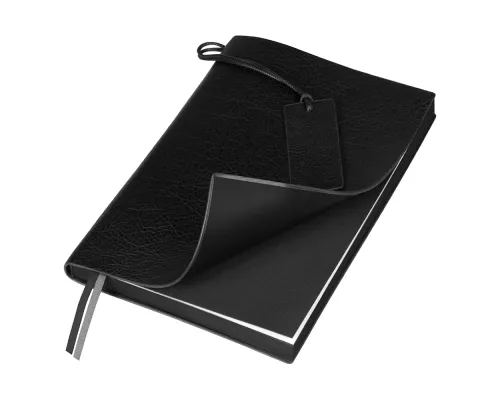 Ежедневник Flexy Foggia Leatherette B5, черный, недатированный, в гибкой обложке в подарочной коробке Ежедневник Flexy Foggia Leatherette B5, черный, недатированный, в гибкой обложке в подарочной коробке