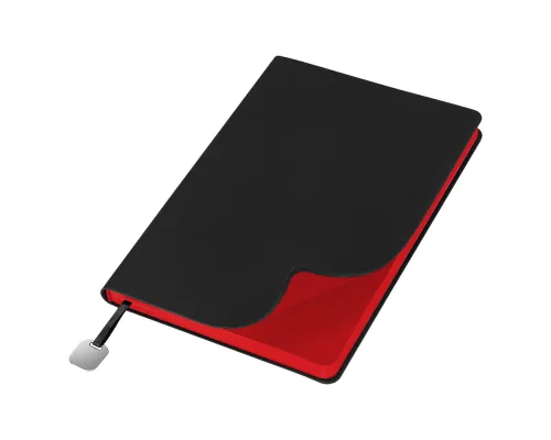 Ежедневник Flexy Latte Soft Touch Black Edition Color А5, черный/красный, недатированный, в гибкой обложке Ежедневник Flexy Latte Soft Touch Black Edition Color А5, черный/красный, недатированный, в гибкой обложке