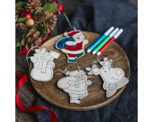 Набор фломастеров с раскрасками "Bancax Set" пластик, дерево, 7,2 x 9,2 x 1,6 cm,16+