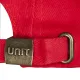 Бейсболка Unit Trendy, красная с белым