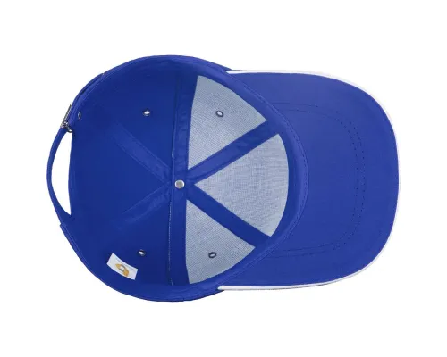 Бейсболка Bizbolka Canopy, ярко-синяя с белым кантом Бейсболка Bizbolka Canopy, ярко-синяя с белым кантом