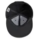 Бейсболка Unit Snapback с прямым козырьком, черная