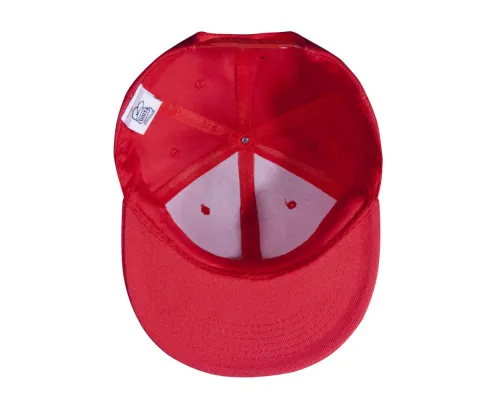 Бейсболка Unit Snapback с прямым козырьком, красная Бейсболка Unit Snapback с прямым козырьком, красная