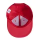 Бейсболка Unit Snapback с прямым козырьком, красная