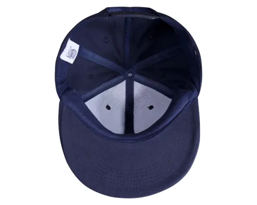 Бейсболка Unit Snapback с прямым козырьком, темно-синяя Бейсболка Unit Snapback с прямым козырьком, темно-синяя