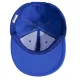 Бейсболка Unit Snapback с прямым козырьком, ярко-синяя