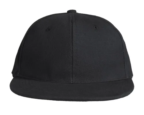 Бейсболка Unit Snapback с прямым козырьком, черная Бейсболка Unit Snapback с прямым козырьком, черная