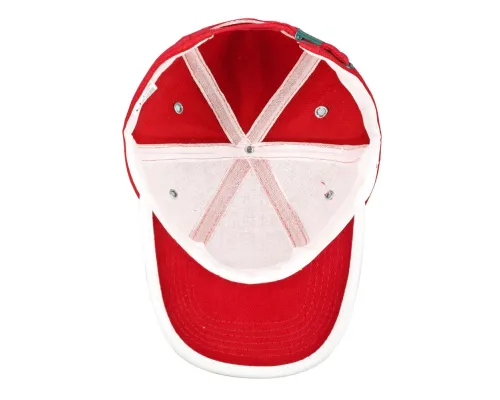 Бейсболка Unit Trendy, красная с белым, уценка Бейсболка Unit Trendy, красная с белым, уценка