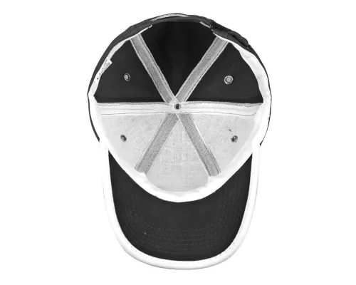 Бейсболка Unit Trendy, черная с белым Бейсболка Unit Trendy, черная с белым