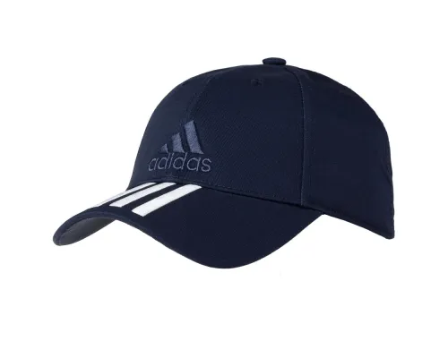 Бейсболка Six-panel Classic 3 stripes, темно-синяя Бейсболка Six-panel Classic 3 stripes, темно-синяя