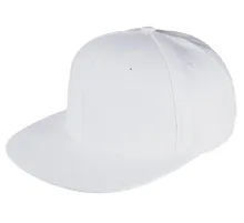 Бейсболка Unit Snapback с прямым козырьком, белая Бейсболка Unit Snapback с прямым козырьком, белая