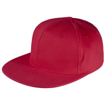 Бейсболка Unit Snapback с прямым козырьком, красная