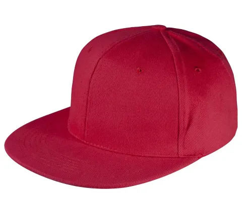 Бейсболка Unit Snapback с прямым козырьком, красная Бейсболка Unit Snapback с прямым козырьком, красная