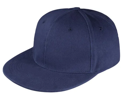 Бейсболка Unit Snapback с прямым козырьком, темно-синяя Бейсболка Unit Snapback с прямым козырьком, темно-синяя