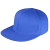 Бейсболка Unit Snapback с прямым козырьком, ярко-синяя