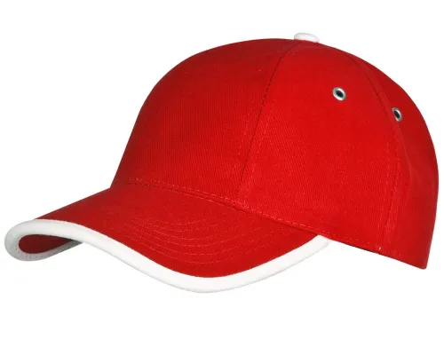 Бейсболка Unit Trendy, красная с белым, уценка Бейсболка Unit Trendy, красная с белым, уценка