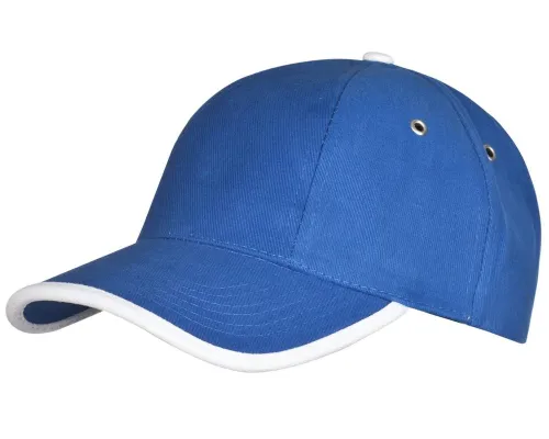 Бейсболка Unit Trendy, ярко-синяя с белым Бейсболка Unit Trendy, ярко-синяя с белым