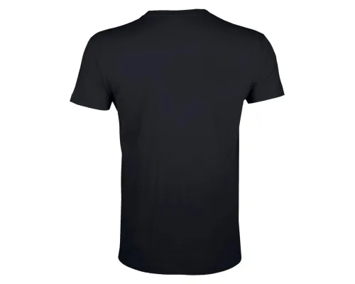 Футболка мужская приталенная Regent Fit 150, черная Футболка мужская приталенная Regent Fit 150, черная