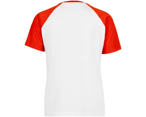 Футболка мужская T-bolka Bicolor, белая с красным Футболка мужская T-bolka Bicolor, белая с красным
