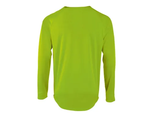 Футболка с длинным рукавом Sporty LSL Men, неоново-зеленая Футболка с длинным рукавом Sporty LSL Men, неоново-зеленая
